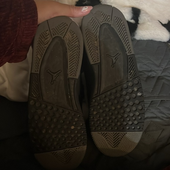 Jordan flight all black size 5 - Picture 3 of 4